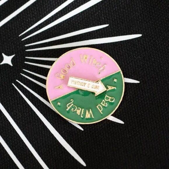 ($7) Which Witch Are You? Spinning Pin - Picture 3 of 5